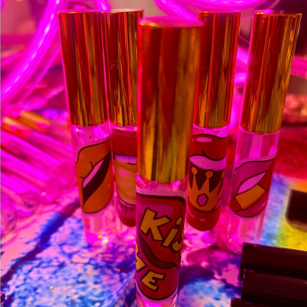 Red Lip Gloss with Fun Design Lip plump Rage Cosmetics. Be the first!